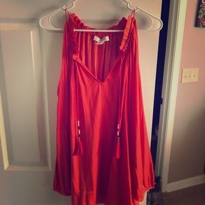 Long sleeve cold shoulder maternity top